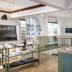 David Mellor - The cutlery wall at the Marylebone shop.