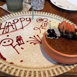 Birthday brûlée Birthday brûlée
