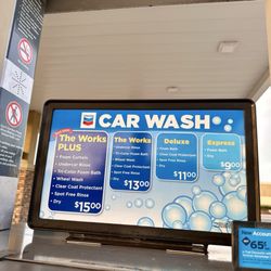 Chevron - Car Wash Prices as of 10/24/25