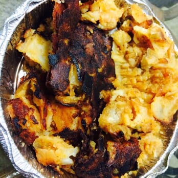 Good Eats - Look at this awesome totally burnt home fries .... I'm sure to get cancer after eating this shit. Thanks a lot! - Diners Near Me - Maspeth, New York