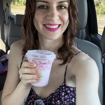 Starbucks - Pink Cannon Ball Drink~ This sweet Spring drink is absolutely fantastic!! - Coffee & Tea Near Me - Fair Oaks, California
