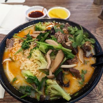 Pixiu Mala Hongtang - Self-serve ramen noodles and veggies - Hot Pot Near Me - Carrollton, Texas Pixiu Mala Hongtang - Self-serve ramen noodles and veggies - Hot Pot Near Me - Carrollton, Texas