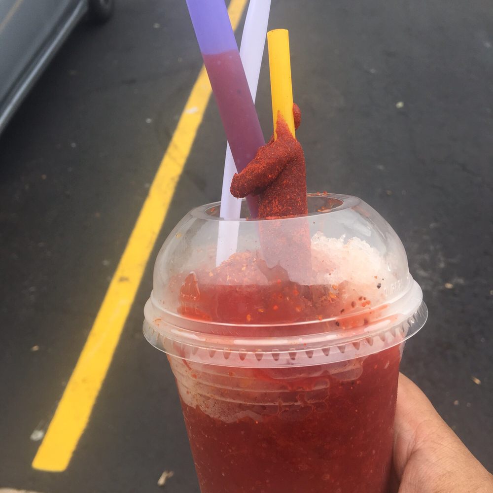 La Michoacana East Location - Diabolito shaved ice drink - Ice Cream & Frozen Yogurt Near Me - Madison, Wisconsin