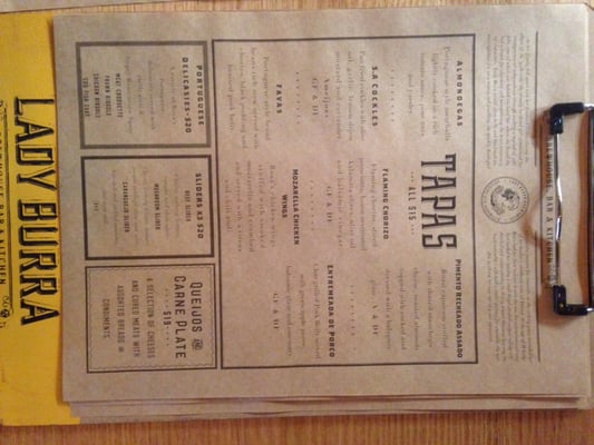 Menu photo 2 Lady Burra Brewhouse Adelaide, SA Menu photo 2 Lady Burra Brewhouse Adelaide, SA