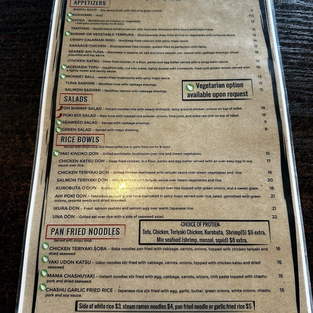 O Ramen - Menu - Ramen Near Me - Bakersfield, California O Ramen - Menu - Ramen Near Me - Bakersfield, California