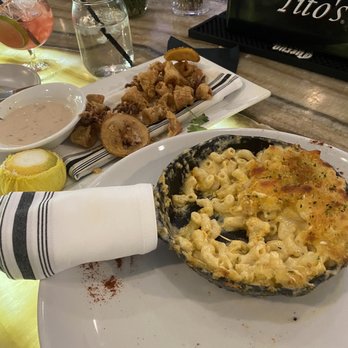 Wence's - Calamari and White Truffle Mac N Cheese - New American Near Me - Pleasant Hill, California Wence's - Calamari and White Truffle Mac N Cheese - New American Near Me - Pleasant Hill, California
