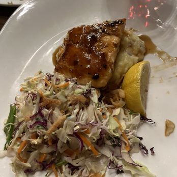 Cooper’s Hawk Winery & Restaurant - Soy Gigner Atlantic Salmon half plate (split with husband) - Wine Bars Near Me - Morton Grove, Illinois Cooper’s Hawk Winery & Restaurant - Soy Gigner Atlantic Salmon half plate (split with husband) - Wine Bars Near Me - Morton Grove, Illinois