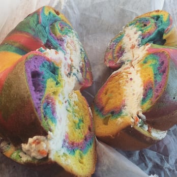 Calvert Manor Bagels - The rainbow bagels are cute! The vegetable cream cheese is the best. - Bagels Near Me - Massapequa , New York Calvert Manor Bagels - The rainbow bagels are cute! The vegetable cream cheese is the best. - Bagels Near Me - Massapequa , New York