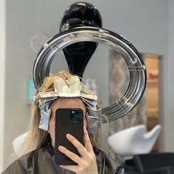 Blue Sparrow Salon - Alisha's magic in the making!