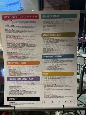 Menu photo 6 City Tacos San Diego, CA