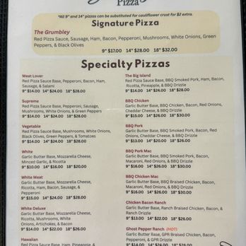 Grumbley’s Pizza - Menu - Pizza Near Me - Titusville, Florida