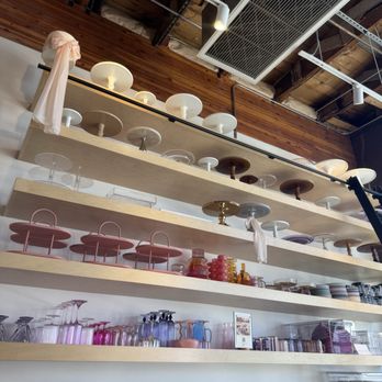 A Flour Shop - Cake stand wall - Coffee & Tea Near Me - Phoenix, Arizona A Flour Shop - Cake stand wall - Coffee & Tea Near Me - Phoenix, Arizona