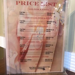 Price list.
