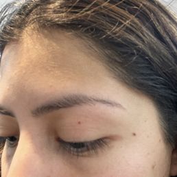 They left my left eyebrow very thin on the edge compared to the right side. They left my left eyebrow very thin on the edge compared to the right side.