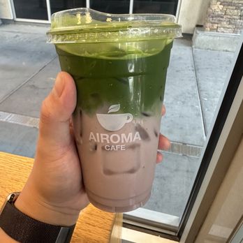 Airoma Cafe - Blueberry Matcha - Coffee & Tea Near Me - Fountain Valley, California Airoma Cafe - Blueberry Matcha - Coffee & Tea Near Me - Fountain Valley, California