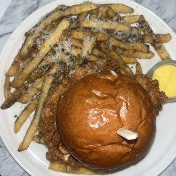 Wren & Wolf - Fried Chicken sandwich, truffle fries - Cocktail Bars Near Me - Phoenix, Arizona