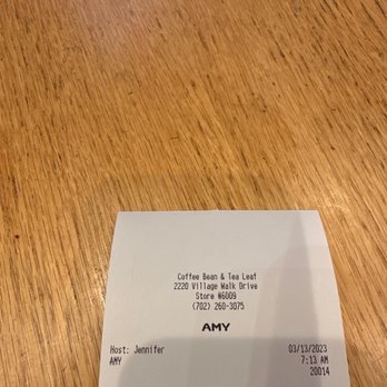 The Coffee Bean & Tea Leaf - Need my cup of Joe.. - Coffee & Tea Near Me - Henderson, Nevada The Coffee Bean & Tea Leaf - Need my cup of Joe.. - Coffee & Tea Near Me - Henderson, Nevada