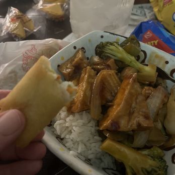 Hong Kong - Vegetable Spring Roll and Garlic Tofu - Chinese Near Me - Aiken, South Carolina Hong Kong - Vegetable Spring Roll and Garlic Tofu - Chinese Near Me - Aiken, South Carolina