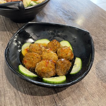 Wuhan Noodle 1950 - #112 Grilled Beef Meatballs, does not taste terribly authentic - Noodles Near Me - Markham, Ontario