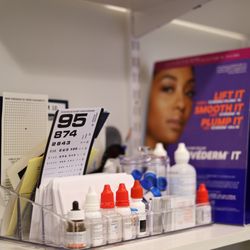 Pacific Eye Associates - Diagnostic supplies and ophthalmic eye drops used during patient examinations.
