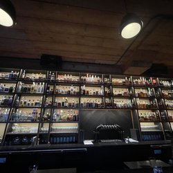 Dram & Draught - The wall of libations