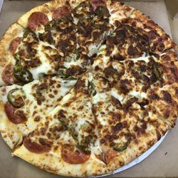 Sargent Country Store - Regular crust with pepperoni, italian sausage, and jalapeños.