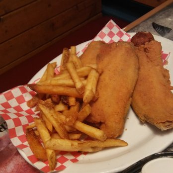 Catfish Country - The "sharpies" (three headless, whole catfish) with french fries @ Catfish Country! - Southern Near Me - Bartow, Florida