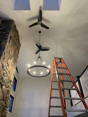 Indoor Lighting & Fan Installation Services Offered! - When you call Two Brothers Electric, you will speak to a licensed electrician! We provide Residential & Commercial Services. All of our work will be completed by a licensed electrician not just an electrician in training. We are available for service upgrades and changes, as well as rewiring older homes. We specialize in trouble-shooting electrical problems and fixing them immediately. We work on EV charging stations, swimming pools & spas, electric heat, and servicing, LED Lighting and more. Give us a call or text today! Indoor Lighting & Fan Installation Services Offered! - When you call Two Brothers Electric, you will speak to a licensed electrician! We provide Residential & Commercial Services. All of our work will be completed by a licensed electrician not just an electrician in training. We are available for service upgrades and changes, as well as rewiring older homes. We specialize in trouble-shooting electrical problems and fixing them immediately. We work on EV charging stations, swimming pools & spas, electric heat, and servicing, LED Lighting and more. Give us a call or text today!
