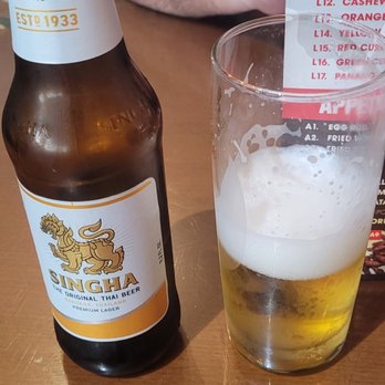Chaba - Thai Beer, Singha - Thai Near Me - Cypress, California
