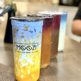 Mango Latte W/ Butterfly Pea Tea