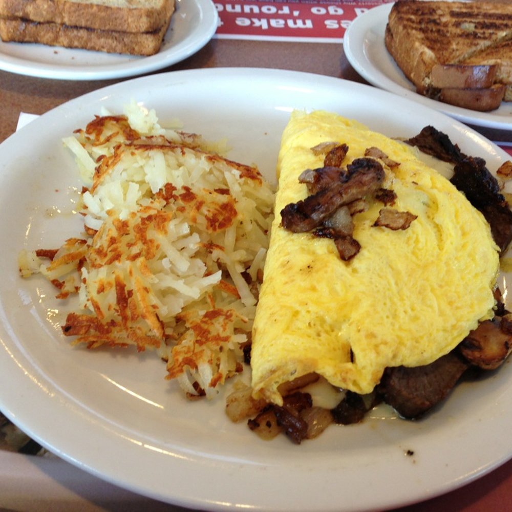 Denny's - Philly cheese stake omelette - American Near Me - Altoona, Pennsylvania