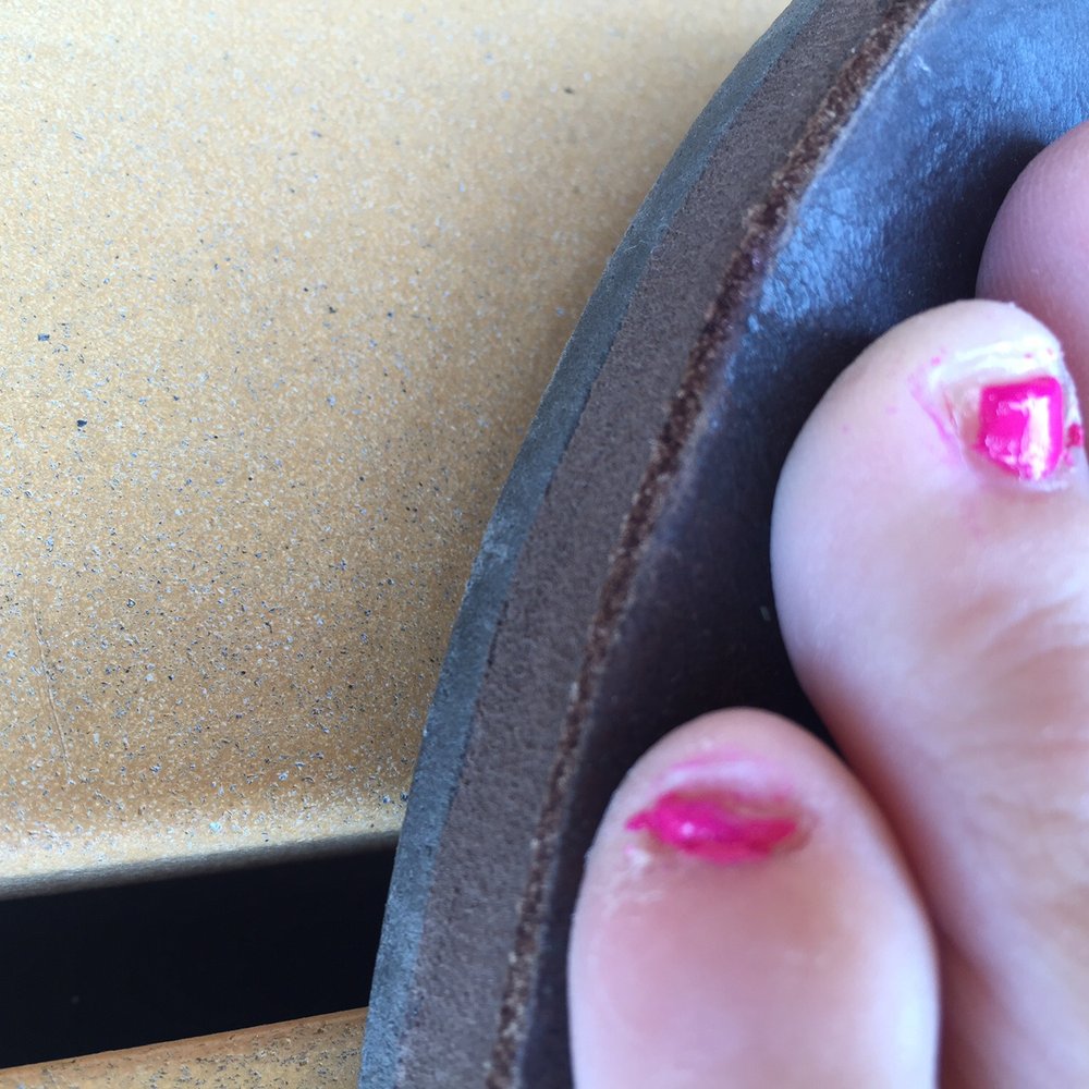 K Nails - Butchered pedi. - Nail Salons Near Me - Lake Placid, New York