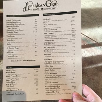 American Grub - Tons of good options - Burgers Near Me - Tustin, California