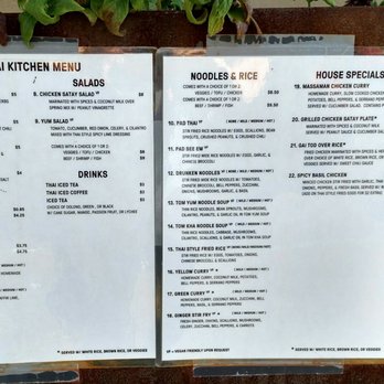 55 Thai Kitchen - Menu posted on a fence - Thai Near Me - San Diego, California 55 Thai Kitchen - Menu posted on a fence - Thai Near Me - San Diego, California