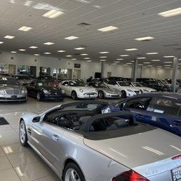 Indoor car showroom