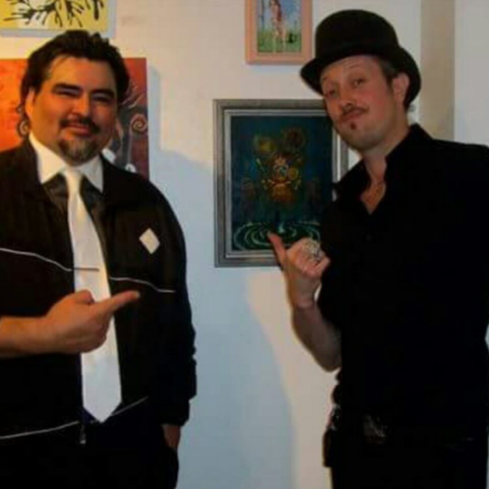 The Hive Gallery - Artist J Jimenez and King bee and gallery owner of the Hive gallery Nathan Cartwright - Art Galleries Near Me - Los Angeles, California The Hive Gallery - Artist J Jimenez and King bee and gallery owner of the Hive gallery Nathan Cartwright - Art Galleries Near Me - Los Angeles, California