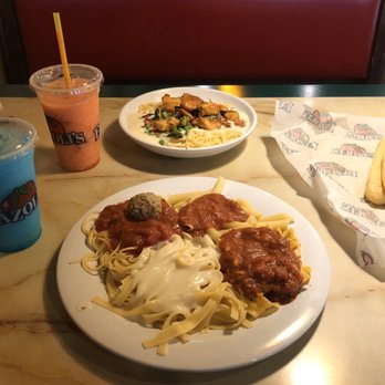 Fazoli's - Pasta Ultimate Sampler, Chicken Carbonara - Italian Near Me - Lansing, Michigan Fazoli's - Pasta Ultimate Sampler, Chicken Carbonara - Italian Near Me - Lansing, Michigan