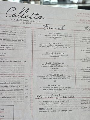 Menu photo 1 Colletta Cary, NC Menu photo 1 Colletta Cary, NC