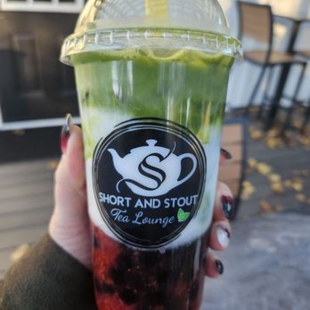 Short and Stout Tea - Strawberry Matcha Latte - Bubble Tea Near Me - Albany, New York Short and Stout Tea - Strawberry Matcha Latte - Bubble Tea Near Me - Albany, New York
