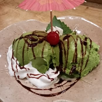 Sushi Sawa - Green tea ice cream - Sushi Bars Near Me - Azusa, California