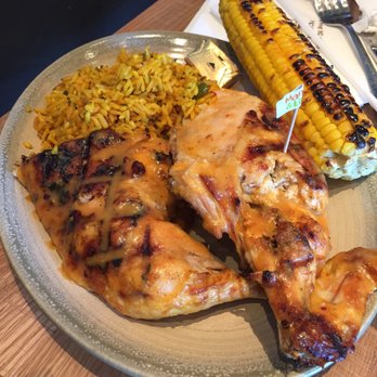 Nando's Peri-Peri - Half a chicken with corn and rice - mango lime - South African Near Me - Fairfax, Virginia Nando's Peri-Peri - Half a chicken with corn and rice - mango lime - South African Near Me - Fairfax, Virginia