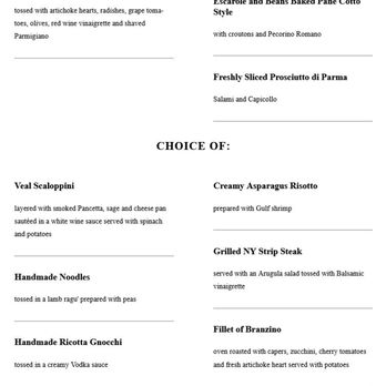 L'Orcio - Special menu for Restaurant Week - Italian Near Me - New Haven, Connecticut