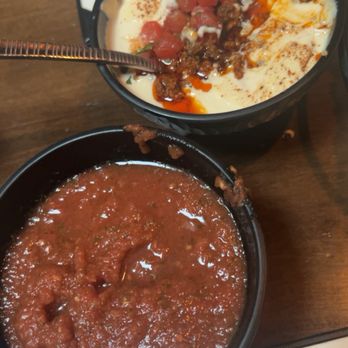 Tequila Chulos - Queso with chorizo and salsa - Mexican Near Me - Oklahoma City, Oklahoma Tequila Chulos - Queso with chorizo and salsa - Mexican Near Me - Oklahoma City, Oklahoma