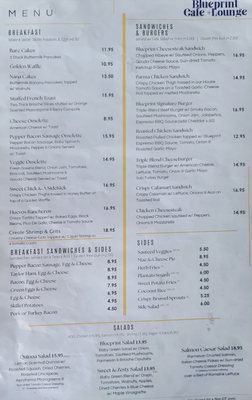 Menu photo 3 Blueprint Cafe Lounge Newark, NJ