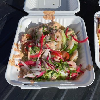 Charro Negro - Shrimp tostado - Food Trucks Near Me - Santa Rosa, California