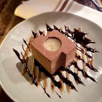 Balzem - Chocolate & Pear dark chocolate cream, pear puree & cubes from Italian pears - Mediterranean Near Me - New York, New York Balzem - Chocolate & Pear dark chocolate cream, pear puree & cubes from Italian pears - Mediterranean Near Me - New York, New York