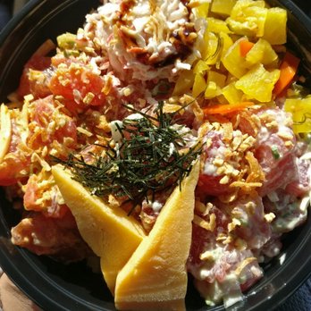 Mama Kim’s - BYOB two choice spicy ahi and creamy Wasabi ahi - Poke Near Me - Honolulu, Hawaii Mama Kim’s - BYOB two choice spicy ahi and creamy Wasabi ahi - Poke Near Me - Honolulu, Hawaii