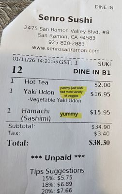 Menu photo 4 Senro Sushi San Ramon, CA Menu photo 4 Senro Sushi San Ramon, CA