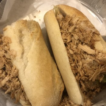 Malanga Cuban Cafe - Shredded Chicken Sandwich - Cuban Near Me - Pinecrest, Florida Malanga Cuban Cafe - Shredded Chicken Sandwich - Cuban Near Me - Pinecrest, Florida