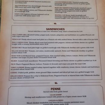Front Row Bar & Grill - Menu (Feb 2025) - American Near Me - Hillsboro, Oregon Front Row Bar & Grill - Menu (Feb 2025) - American Near Me - Hillsboro, Oregon